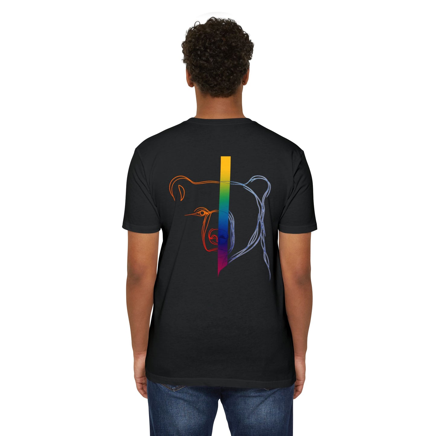 BearU Outline Rainbow T-Shirt