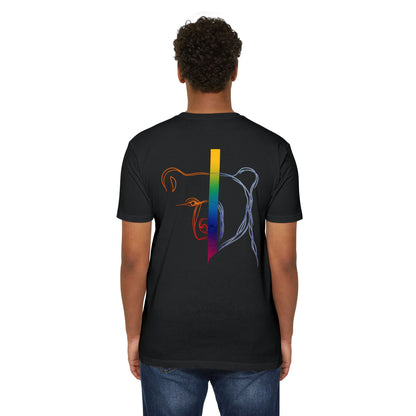 BearU Outline Rainbow T-Shirt