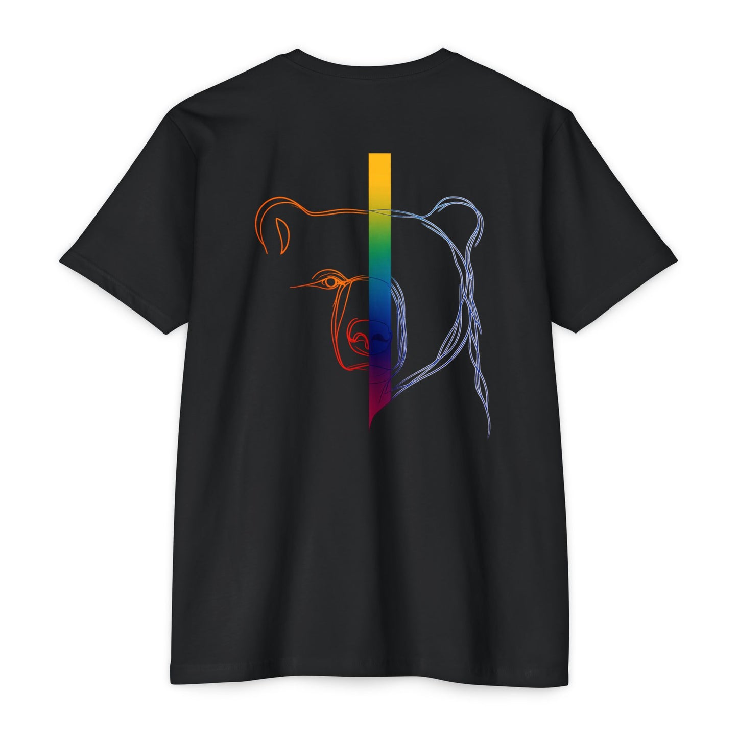 BearU Outline Rainbow T-Shirt