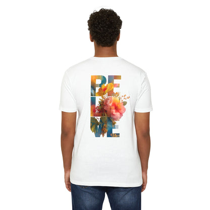 Believe Love Floral Graphic T-Shirt